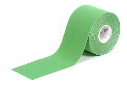 Taping Fita Adesiva Fisioterapia Muscular Kinesiology Taping Bandagem Funcional 5 Mts (Verde)