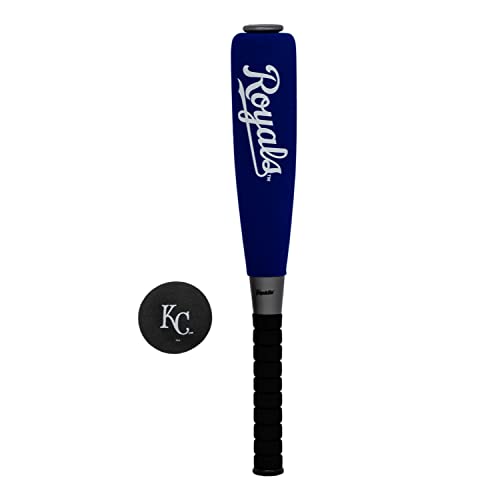 Image of Franklin Sports Kansas City Royals Foam Bat & Ball Set - Soft Jumbo Team Baseball Bat and Ball Team Logo - MLB Official Licensed Product