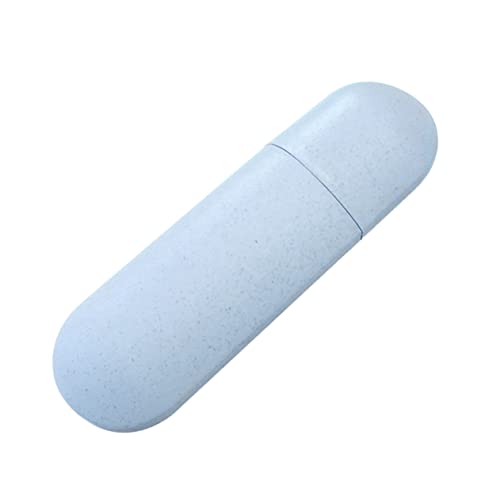 PACKOVE Soporte Pasta de Portátil de Trigo y PP Caja de Almacenamiento y Acampar Azul