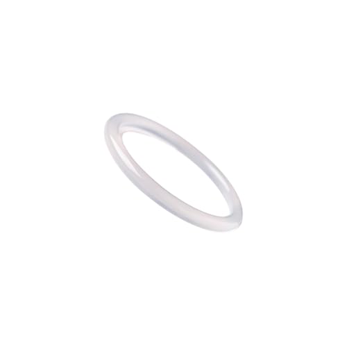 Bracelet en jade blanc et calcédoine naturelle, le cadeau d'anniversaire idéal pour elle