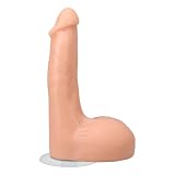 Doc Johnson Signature Series - The Flesh Mechanic - 7.5 Inch Realistic ULTRASKYN Dildo with Removeable Vac-U-Lock Suction Cup - F-Machine & Harness Compatible - for Adults Only, Vanilla