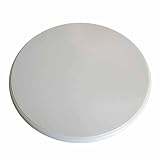 Decmiroor Großer Lazy Susan Holz-drehteller 60-100cm Runder Esstisch Drehplatte Drehbarer Servierplatte Rund Drehscheibe mit Silent Base, für Küche Parteien(White,90cm/35inch)
