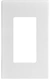 Leviton Decora 80301-SW Lot de 10 plaques murales sans vis 1 gang Blanc
