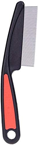 Fondle Flea Comb Pet Cat Dog Lice Comb Nit Remover Grooming Brush Tools to Treatment & Remove Fleas, Mites, Ticks, Dandruff Flakes - Stainless Steel Fine Teeth (Pack of 3) (B09GYKSZZL) Amazon Price History, Amazon Price Tracker