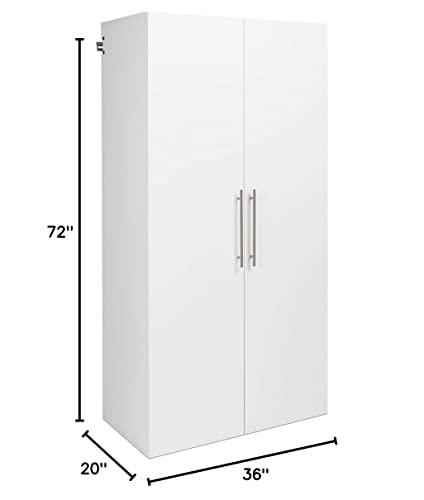 Prepac Hangups Wardrobe Storage Cabinet, 20"D X 36"W X 72"H, White #TOP1