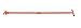 Vestil VHMH-48-2 Machine Roller Handle with Steering Bar, 50-9/16