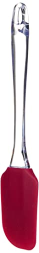 Produktfoto von Metaltex Mrs. Spatula Teigschaber, Silikon, Rot, transparent, 28x5x5 cm