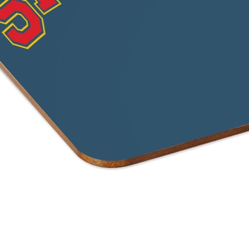 Sets de table bleu en liège grand format protège table contre rayures et taches