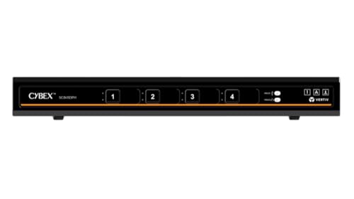 Image of Vertiv Avocent Cybex SC800 Secure Desktop KVM, Single Head Monitor, 4 Port, Universal DisplayPort, Touch Screen Support, Common Access Card, NIAP Version 4.0 Certified, TAA Compliant (SC845DPH-400)