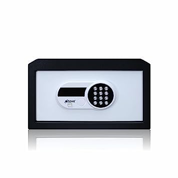 Ozone OES-HG-22 Persona Electronic Motorised Safe (Black and White)
