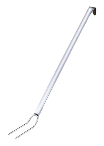 Pentole Agnelli, COIX3369E-250, Forchettone a 2 Denti, Alluminio, Argento