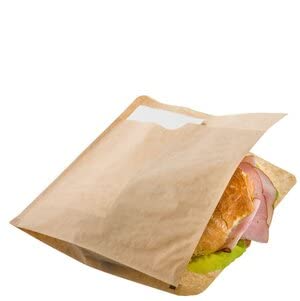 ELAG- Sac à Sandwich-ELAG SNACKPochetta Large white 194 x 210 + 20 mm - Avec Serviette -300 pièces par boîte