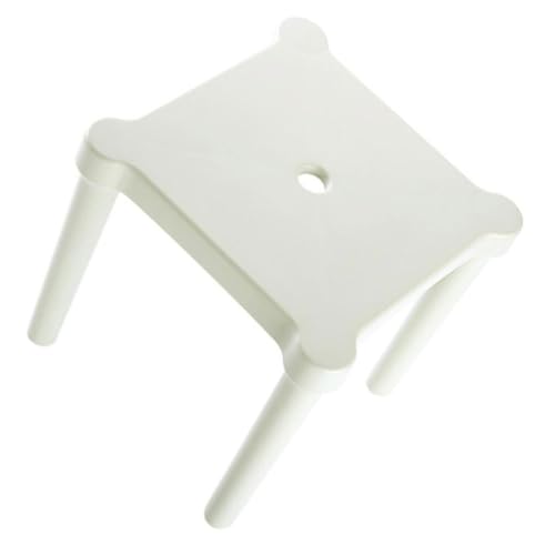 Tabouret plastique blanc d'usage domestique pour enfant