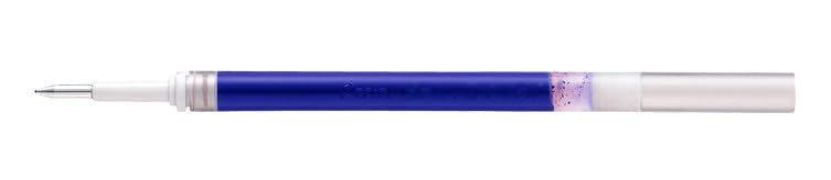 Pentel YR8 Refill for Floatune BY208 Retractable Rollerball, 0.8mm Tip, Blue Ink (Pack of 12)