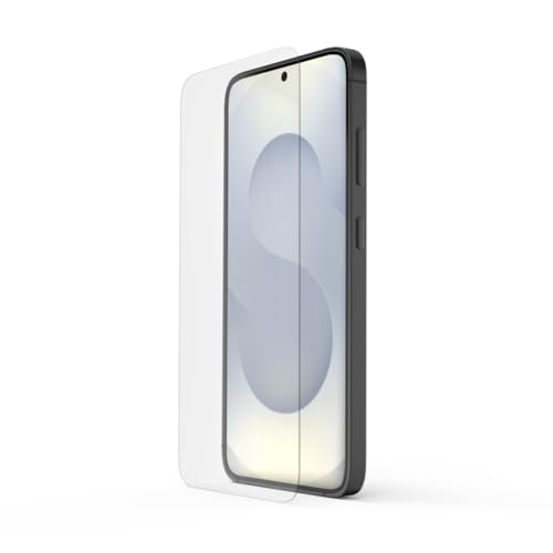 Hama Verre de protection pour Samsung Galaxy S25 (film de protection d'écran ultra transparent anti-traces de doigts, aide au montage, protection complète 9H, ultra fin, anti-rayures, protection