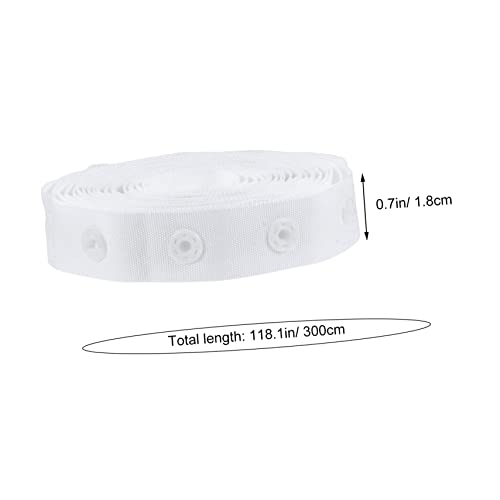 Uldigi 2 Pcs Buckle Belt Baby Decor Papoose For Babies Red Waist Belt Soft Cloth Sewing Snaps Polyester Ribbon Press Buttons Hook Eye Zipper Belt Sewing Supplies Snap Fastener Belt Diy #TOP4