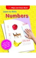 Paperback Wipe & Clean Learn To Write Numbers Book