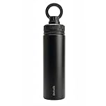 Deltafit 700ml Magnetic Water Bottle with Phone Holder – MagSafe Compatible Tripod – Vacuum Insulated Stainless Steel Flask with Chug Lid & Wide Mouth – Leakproof Gym Bottle (Black)