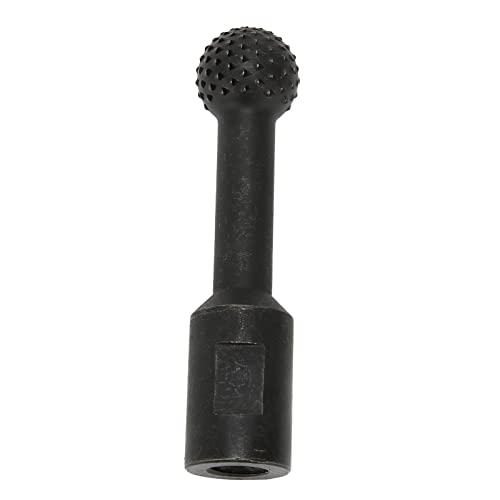 Lime Rotative Sphérique, Fraise à Bois Efficace, Fraises Sphériques Durables pour Meuleuse D'angle, Acier allié au Chrome-vanadium, Noir, Filetage 14 Mm, pour Meuleuses D'angle (25 mm)