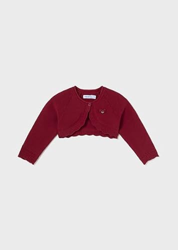 Mayoral Completo Natale Neonata 24 Mesi - 2 Anni 92 Cm Gonna In Tartan Scozzese - T-Shirt E Cardigan Rosso - 5
