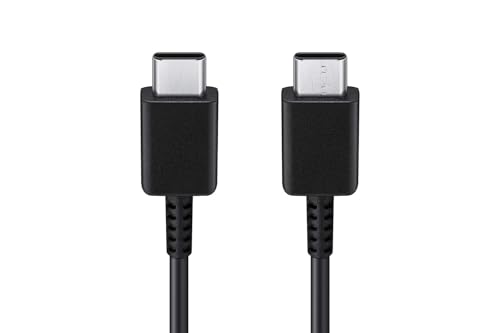 Image of Samsung 25W Gan Type-C Charger With 1M Cable Compatible With Samsung S25 /S25 Plus /M35 /F05 /M15 /F15 /A15 /A14 /M14 /F14 /M34 /F34 /S24 Ultra /S23 FE /Z Fold /Flip,Fast USB-C Adapter For Phone & Tablet,Black