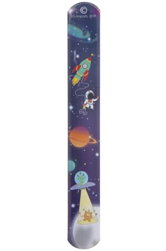 DUCKIEZ Bracelets à bouton-pression pour enfants - Bracelets à pression pour garçons et filles (espace, 6, bracelets)