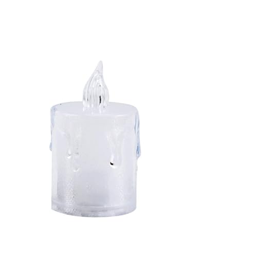 Bougie chauffe-plat LED decoration table anniversaire lot de 24