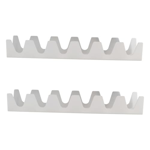 HOLIDYOYO 2pcs Cooking Rack Roasting Rack Taco Stand Food Rack Taco Holder Silver