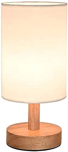Lampe de chevet en bois nordique et minimaliste pour éclairage de chambre à coucher