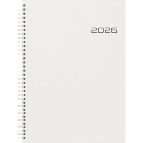 BRUNNEN Buchkalender Mod. 781 2026 | A4, Kunststoff, transparent