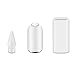 ACOCOBUY iPencil Accessories 3 Pack Compatible para Apple Pencil Punta/Apple Pencil Cap/Apple Pencil Adaptador de Cargador Hembra a Hembra Conector para iPad Pro Pencil - Blanco Marfil