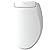 Brondell L60-RW LumaWarm Heated Toilet Seat with Night Light, 3 Temperature Settings, Gentle Close Lid,Easy Installation,Built-In Controls,Round,White