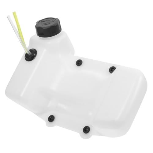 TOYZFRIENDY Depósito De Combustible Para Desbrozadora Tanque De Resistente y Duradero De Repuesto Compatible Para Cortasetos y Jardinería Color Blanco Fácil De Instalar