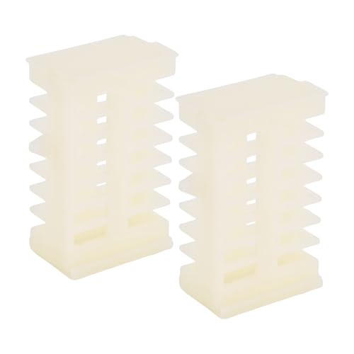 Agmoctz 100 unidades jaula extraíble jaula material apicola suministros abejil abeja reina jaula mudanza Catcher jaula multifunción abeja jaula