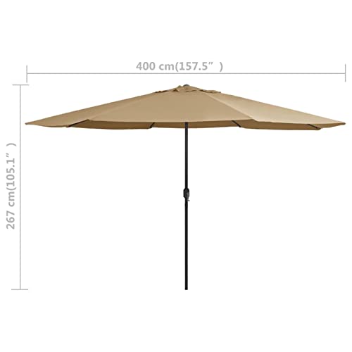 Toldo retráctil contra el sol, proteja su balcón con este modelo impermeable manual de 400 cm 7