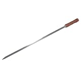 MOESTA-BBQ 10212 Grillspieß für Churrasco-Set - Edelstahl mit Holzgriff - 85cm x 10mm - Kugelgrill...