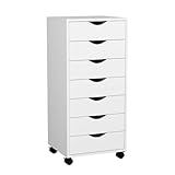 Format Étroit Gain De Place: Avec une largeur de seulement 35 cm, ce meuble de rangement étroit est parfait pour les petits espaces, le home office ou le bureau à domicile. Il se glisse facilement sous le bureau ou dans un coin, offrant un grand rangement sans occuper trop d'espace. Parfait comme tiroir sous bureau ou caisson rangement.