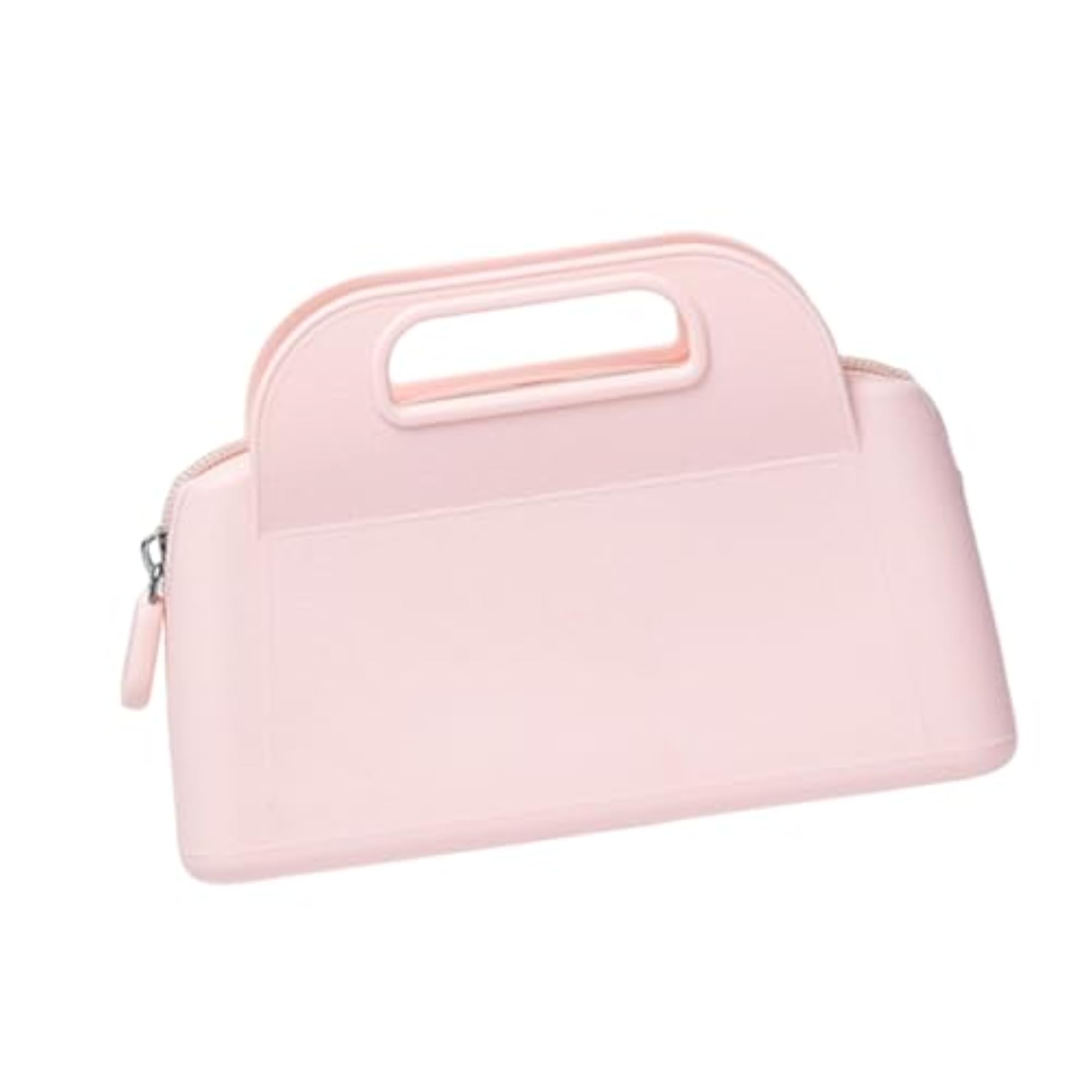 Silicone Makeup Bag Waterproof Travel Cosmetic Bag, Pink