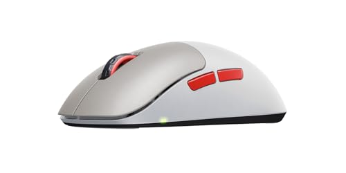 M8 Wireless, Mouse da Gioco Ultraleggero Senza Fili, Ottimizzato per Gaming Competitivo, Wireless 2,4 GHz, Parte Anteriore Ultra Ribassata per una Maggiore Precisione, Ricaricabile, Retrò - Mouse gaming - Immagine 2