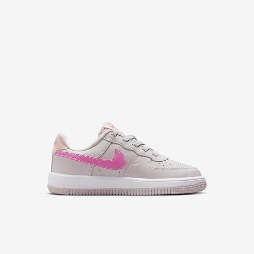 Nike Force 1 Low EasyOn Little Kids' Shoes (FN0237-002, Platinum Violet/Arctic Orange/White/Pinksicle) Size 83