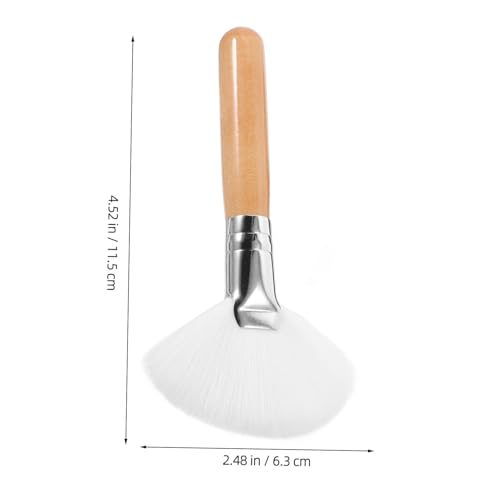 FOMIYES Professional Makeup Tools Kit 2 Pack Loose Powder Brush for Face Application