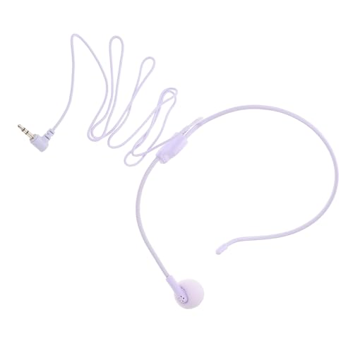 SUPVOX Wired Headset Microphone for Instrument Sound Pickup Comfortable Earhook Design for Performances Voice Amplification Reliable Audio Transmission for Stage Practice