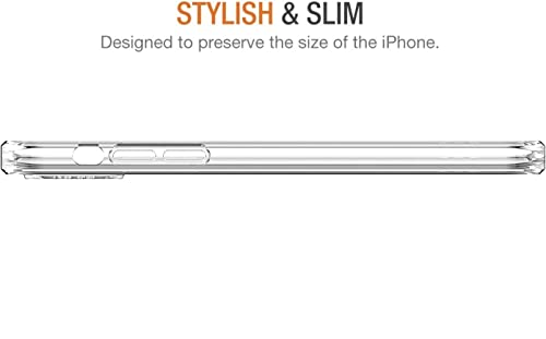 Image of NISHTECH for iPhone X /iPhone Xs Premium Transparent Hybrid Soft Slim Dust Proof Back Case Cover Silicone with Camera Protection