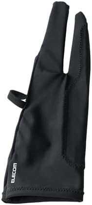 （13:42時点） エレコム ペンタブレット グローブ 2本指 手袋 Mサイズ 誤動作防止機能付 左利き・右利き両対応 洗濯可 ブラック TB-GV4M