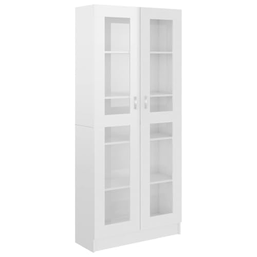 vidaXL Vitrinenschrank Bücherschrank Aktenschrank Büroschrank Vitrine...