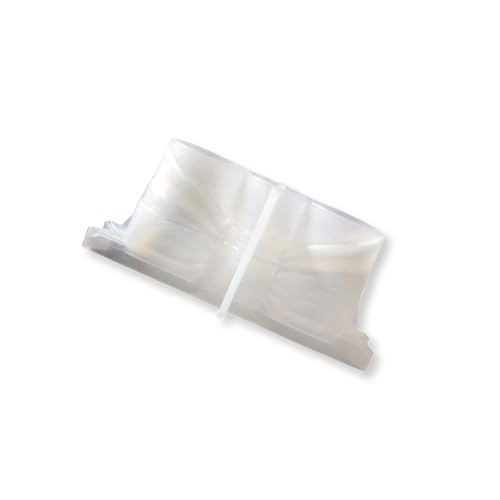 Stampo in silicone per candeliere a forma di fiocco, realizzato a mano, per calcestruzzo e resine artigianali