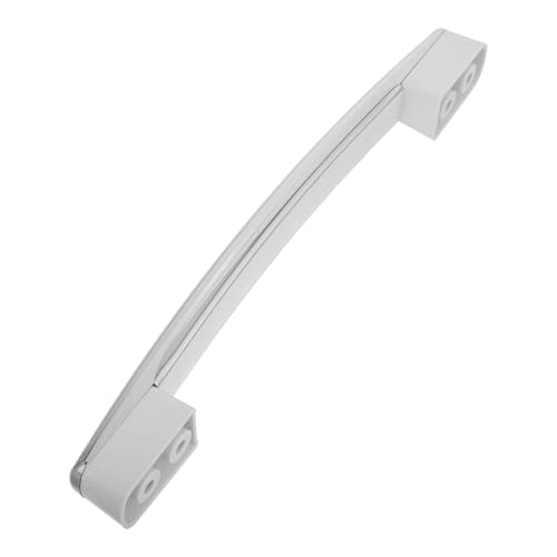 HOMOBABE Manija de la puerta del enfriador en plástico plata, piezas de repuesto para congelador, compatible con gabinetes de refrigeración