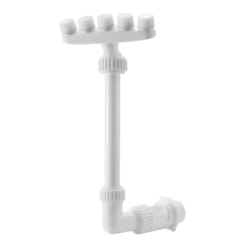 BUBEFSKD Fuente De Piscina Ajustable Rociador Control Dirección 360 con 5 Boquillas Rociador Cascada Duradero para Natación