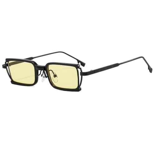Lunettes de soleil rectangulaires anti-éblouissement monture mince