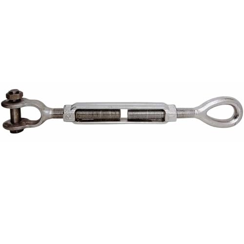 Tensores para cables Quijada 5/8" x 6" acero inoxidable T316 con carga máxima de 3,500 Lbs miniatura 6